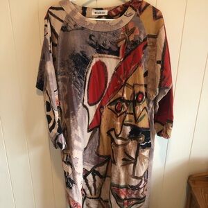 Colorful Abstract Graphic Dress